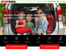 Tablet Screenshot of byebyebail.ca